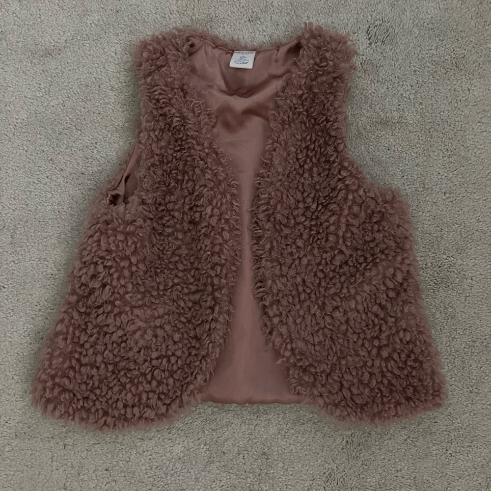 Girls Faux Fur vest